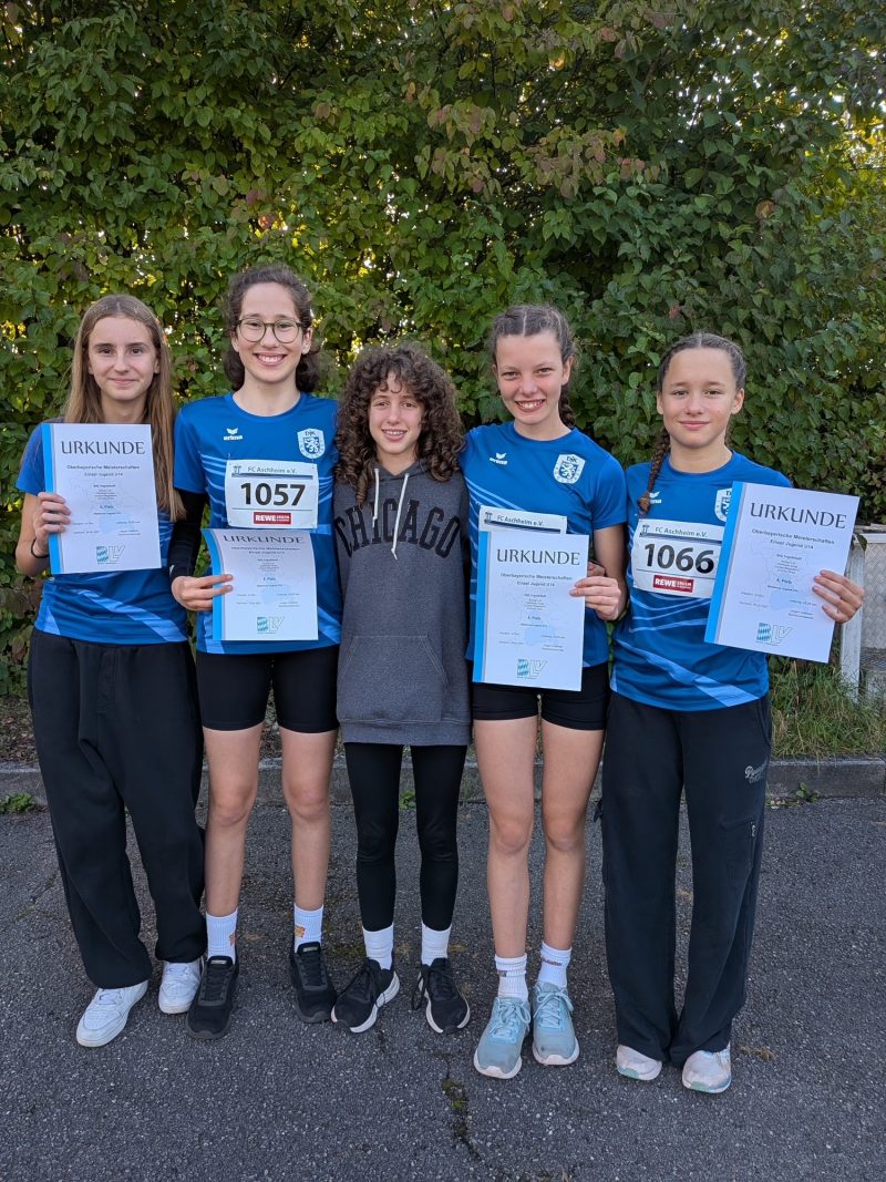 Nachtrag vom 28. September 2025: Oberbayerische Meisterschaften in Aschheim